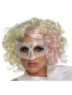Attractive Medium Curly Lady Gaga Lace Front Wig for Woman