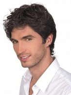 100% Remy Human Hair Mono Top Mens Full Wig