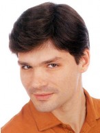 100% Hand-Tied Full Lace With PU Mens Toupee