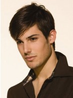 Remy Human Hair Lace Front Mens Wig