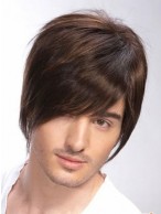 100% Remy Human Hair Full Lace Mens Wig