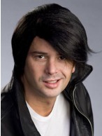 Short Straight Synthetic Capless Costume Wig