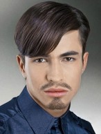 Short Straight Side Men's Full Lace Wig