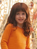 Lace Front Long Curly Girl's Wig