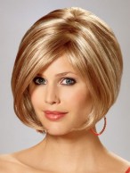 Short Silky Straight Bob Wig