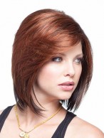 Elegantly Relaxed Shoulder Length Bob Wig