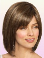 Longer Codi Hand-Tied Bob Straight Wig