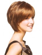 Sassy Tousled Bob Synthetic Capless Wig