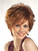 Finger-Styled Wavy Short Capless Wig