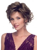 Short Layered Style Capless Wig