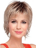 Short With The Thin Nape Capless Wig