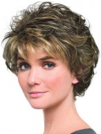 Beautiful Softly Curly Lightweight Short Capless Wig