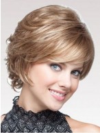 Full Curly At Back Short Capless Wig