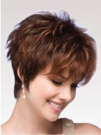 Volumized Multi-Layered Textures Short Wig