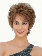 Curly Synthetic Lace Front Short Wig