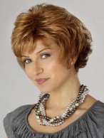 All-over Layered Cut Synthetic Short Wig