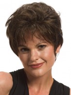 Feather Synthetic Lace Short Wig