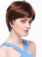 Short Straight Auburn Synthetic Wig