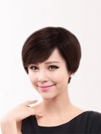 Capless Short 100% Human Hair Wigs