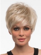 Capless Wavy Short Wig