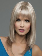 Medium Length Straigh Lace Front Wig
