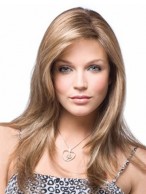 Angelica Gradient Silky Straight Long Wigs