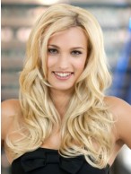 Long Wavy Style 3/4 Synthetic Wig