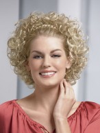 Synthetic Curly Braided Headband Wig