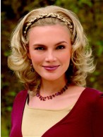 Mid-length Synthetic Braided Headband Wig