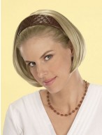 Classic Bob Leather Headband Wig