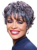 Fabulously Natural Grey Wig