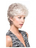 Carefree Side Parting Synthetic Capless Grey Wig