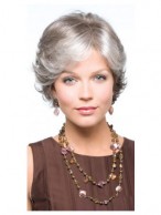Classical Side Parting Wavy Short Capless Wig
