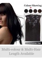 7 pcs From 14" Straight Clip In Full Head Set 