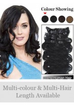 7 pcs From 14" Wavy Clip In Full Head Set 