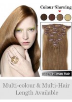 7 pcs From 14" Straight Clip In Full Head Set 