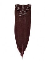 10 pcs From 14" Straight Clip In Full Head Set 