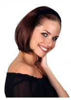 Short Page Blunt Cut Headband Wig 