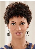 Curly Boycuts Stylish Full Lace Wigs 