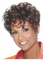 Discount Curly Short African American Wigs 