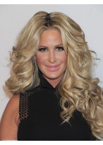 Long Blonde Stylish Kim Zolciak Wigs 