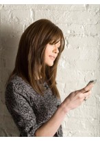 Fabulous Straight With Bangs Full Lace Wigs 