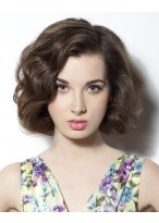 Classic Lace Front Wavy Human Hair Wigs 
