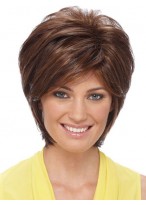 Wonderful Short Straight Synthetic Wigs 