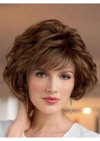 Affordable Short Wavy Synthetic Wigs 