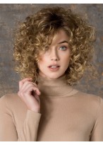 Soft Blonde Curly Synthetic Wigs 