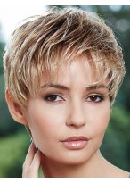 Short Fashion Boycuts Synthetic Wigs 