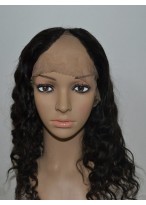 Long Curly Remy Hair U Part Wig 