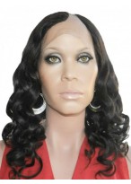Spiral Curls Lace Front U Part Human Hair Wig 