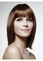 Auburn Capless Remy Human Hair Wig-WWA002 